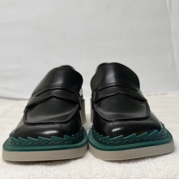 Camper Taylor 45mm Black Leather Loafers Size 37/US 7 - Picture 5 of 15